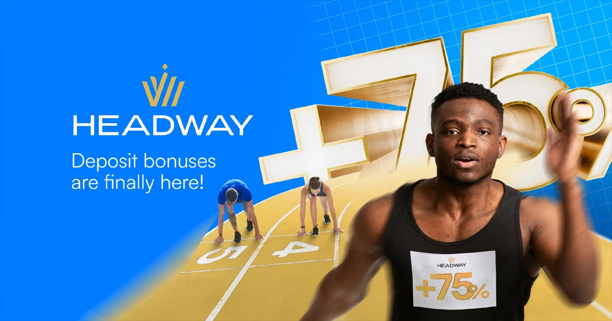 Grow your Trading Balance with Headway 75% Bonus
