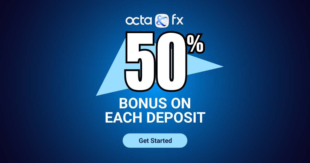 Get a Forex 50% Bonus on Each Deposit by OctaFX