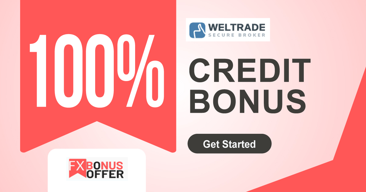 100% MT5 accounts Credit Bonus - WELTRADE