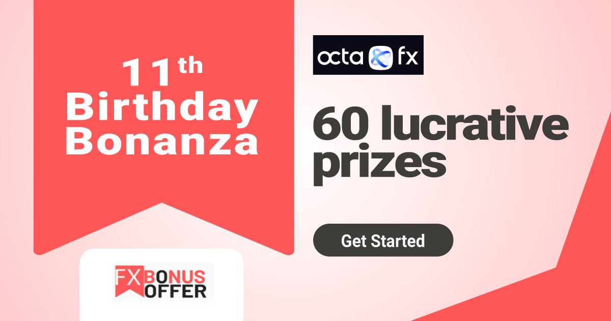OctaFX 11th Birthday Contest (60 Prizes)