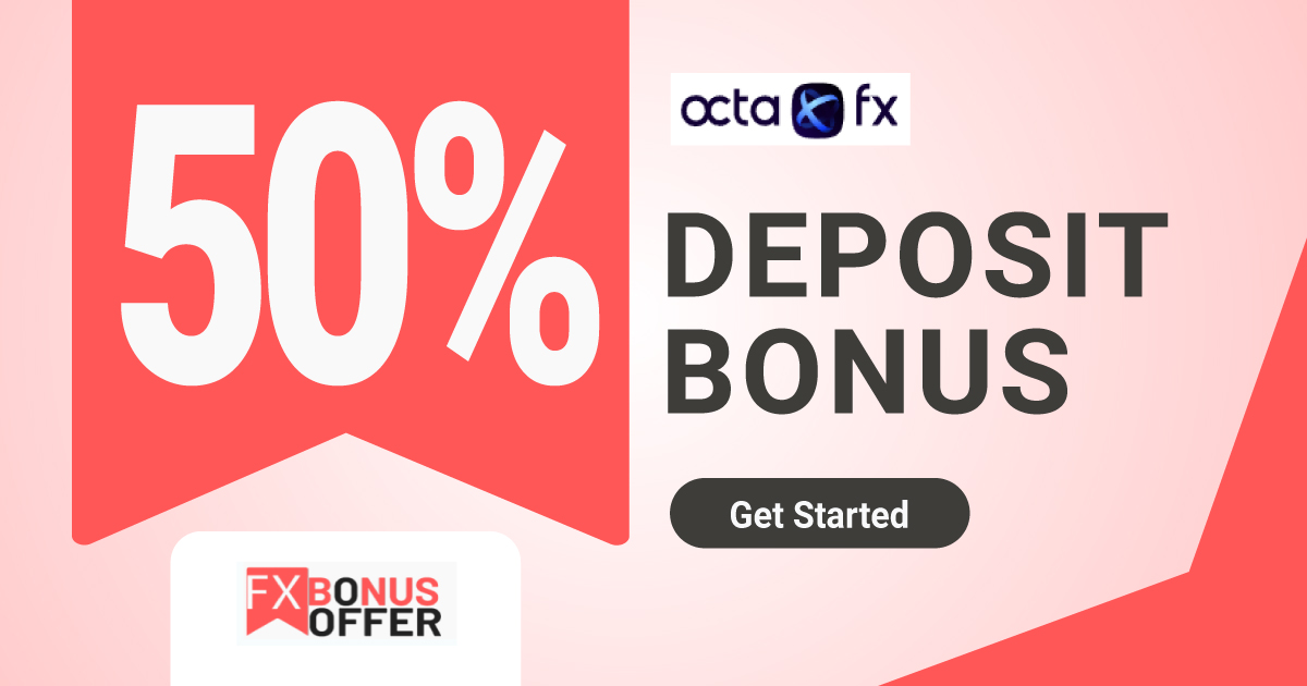 OctaFX Forex 50% Bonus Money on Every Deposit