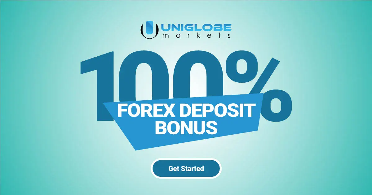 Uniglobe provides 100% Forex Trading Bonus to its traders