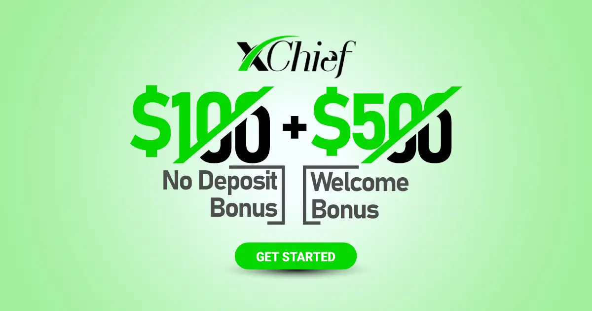 ForexChief $100 Free Sign-up Bonus plus $500 Deposit Bonus