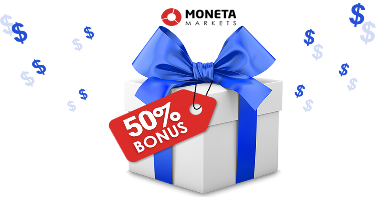 Get 50% Moneta Markets Deposit Bonus