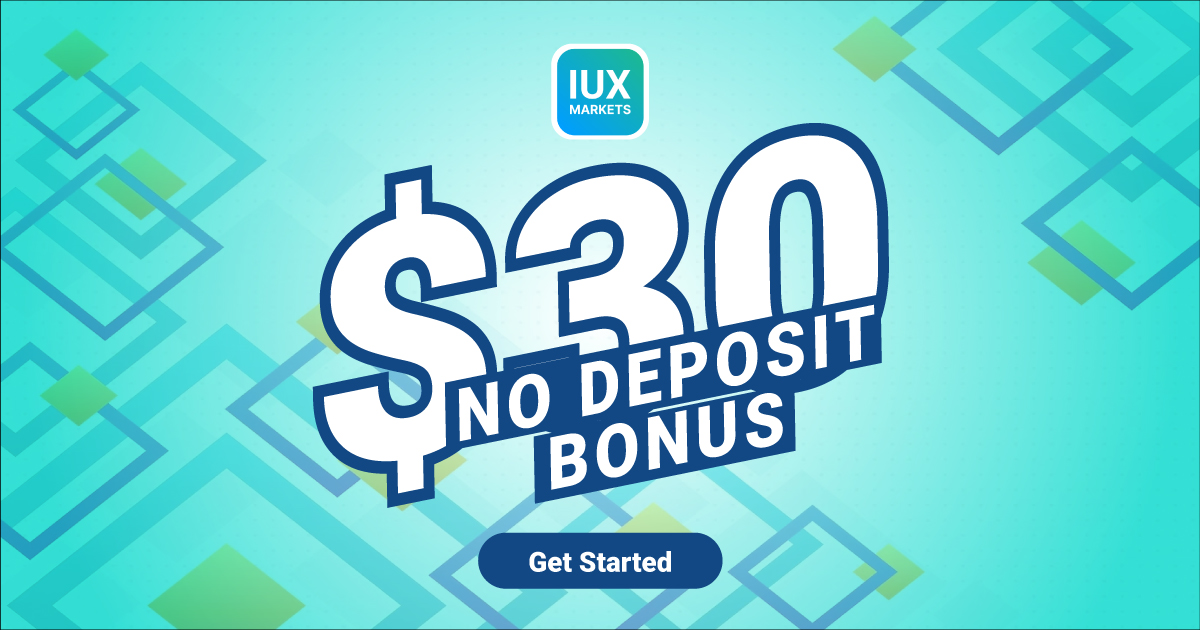 IUX $30 Welcome Standard Account No Deposit Bonus