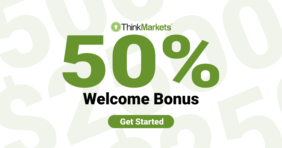 Get 50% Welcome Deposit Bonus - ThinkMarkets
