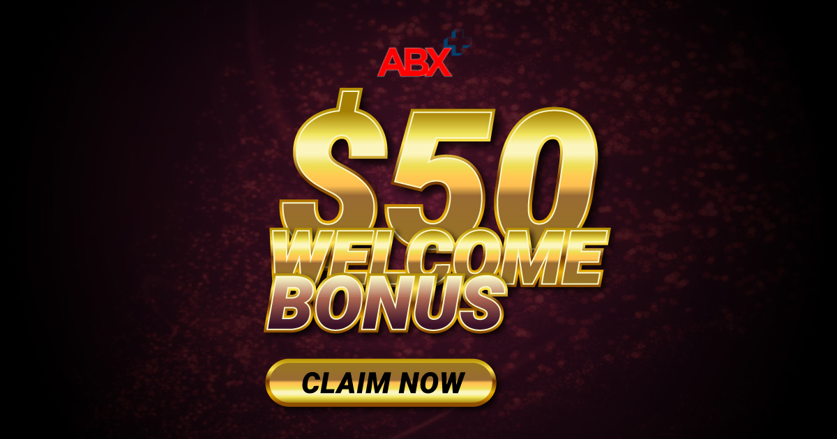 ABXplus Offers a $50 Welcome Bonus for all!