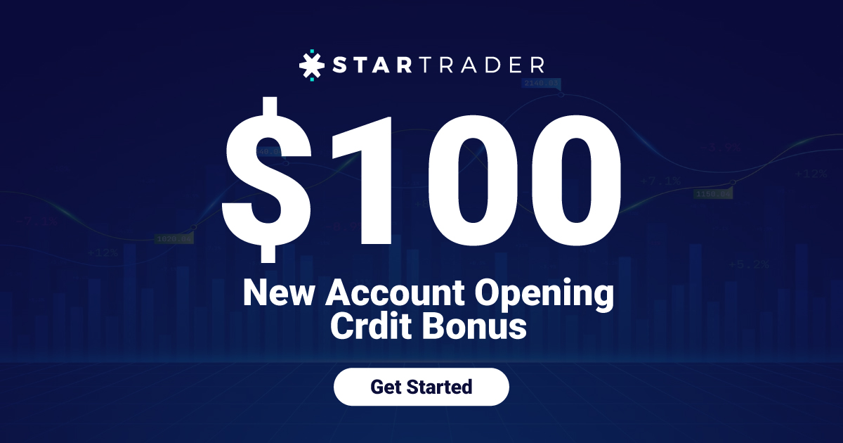 Get a Free $100 USD Account Opening Bonus from Startrader