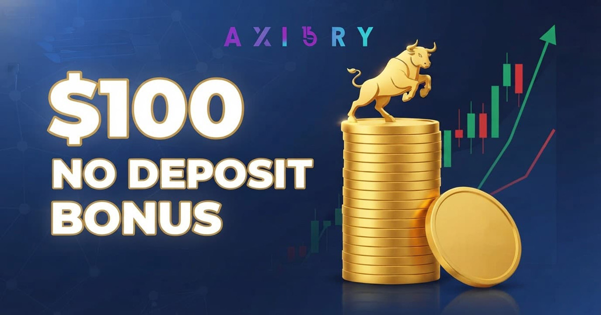 Axiory offers a $100 No Deposit Welcome Bonus for new traders