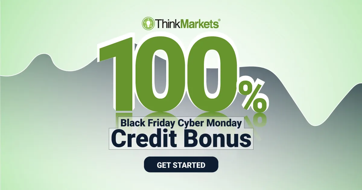 Get a 100% Forex Bonus from ThinkMarkets on Black Friday