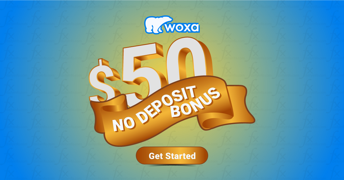 $50 No Deposit Forex Credit Bonus at Woxa