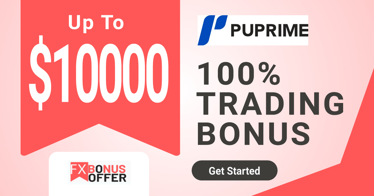 PU Prime 100% Trading Bonus up to $10,000