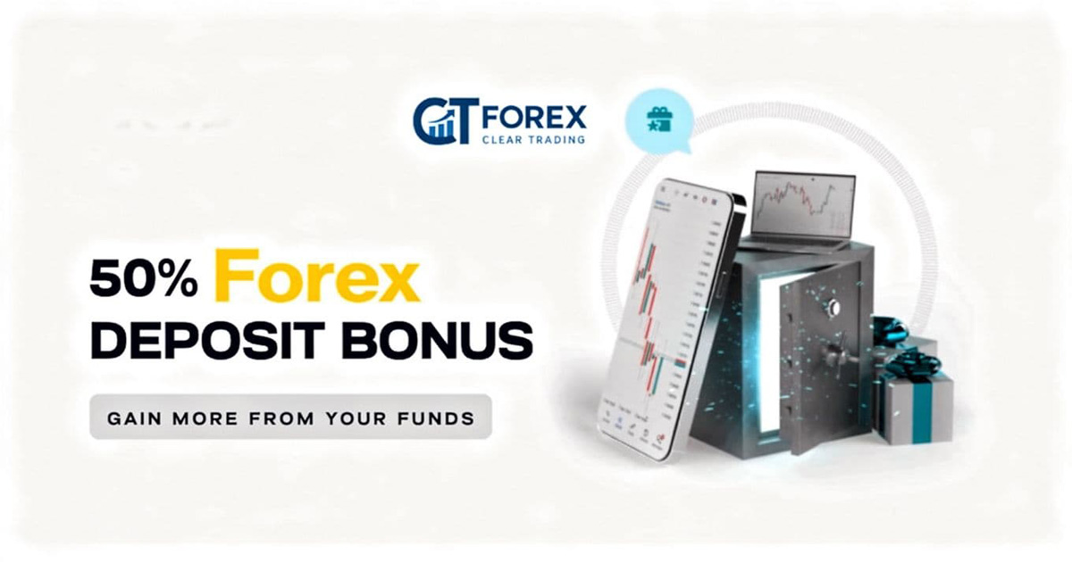 CTForex 50% Exclusive Deposit Bonus for New Traders