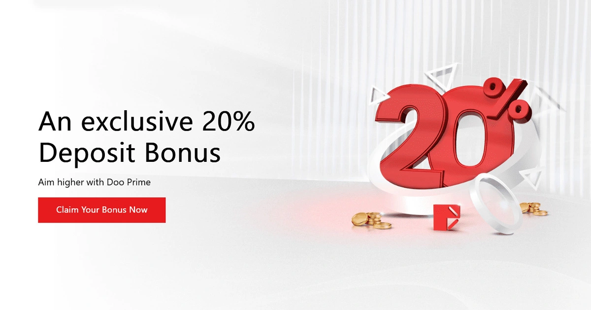 The 20% Forex Deposit Bonus Offer from Doo Prime
