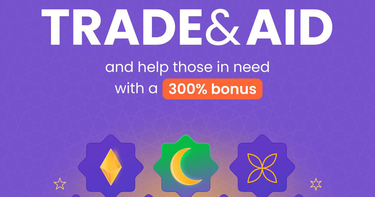 FBS offers a 300% bonus on trade and aid In Ramadan