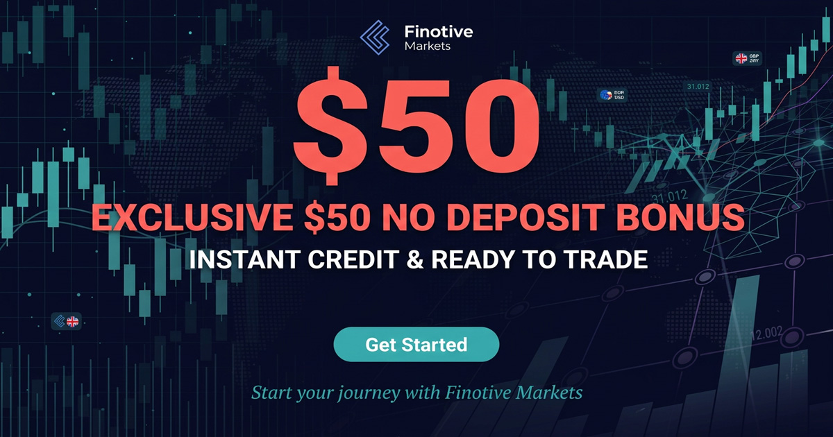 Finotive Markets is offering a $50 USD welcome bonus
