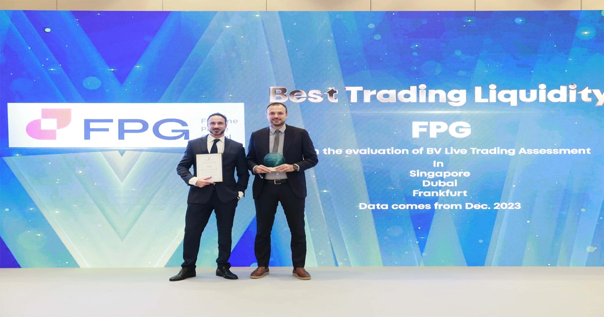 FPG Winning the Best Trading Liquidity Award 2024 in Dubai