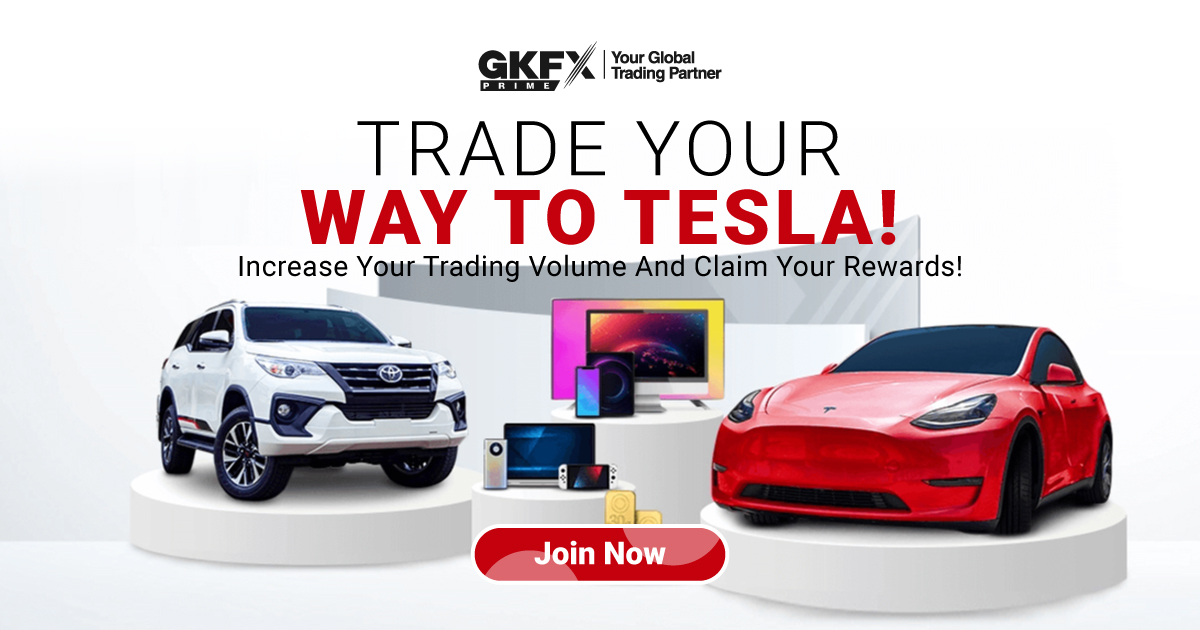 Unlock Tesla with GKFXPrime TRADE YOUR WAY Campaign