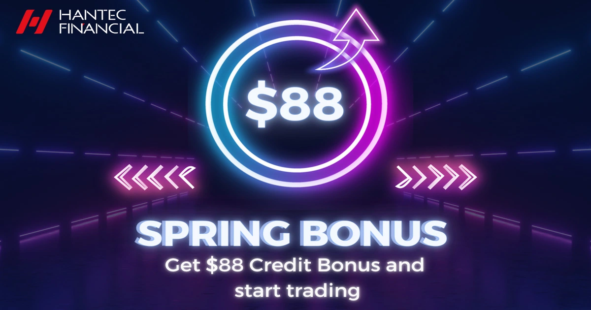 Hantec Financial Special Spring Forex Bonus Offer Get $88