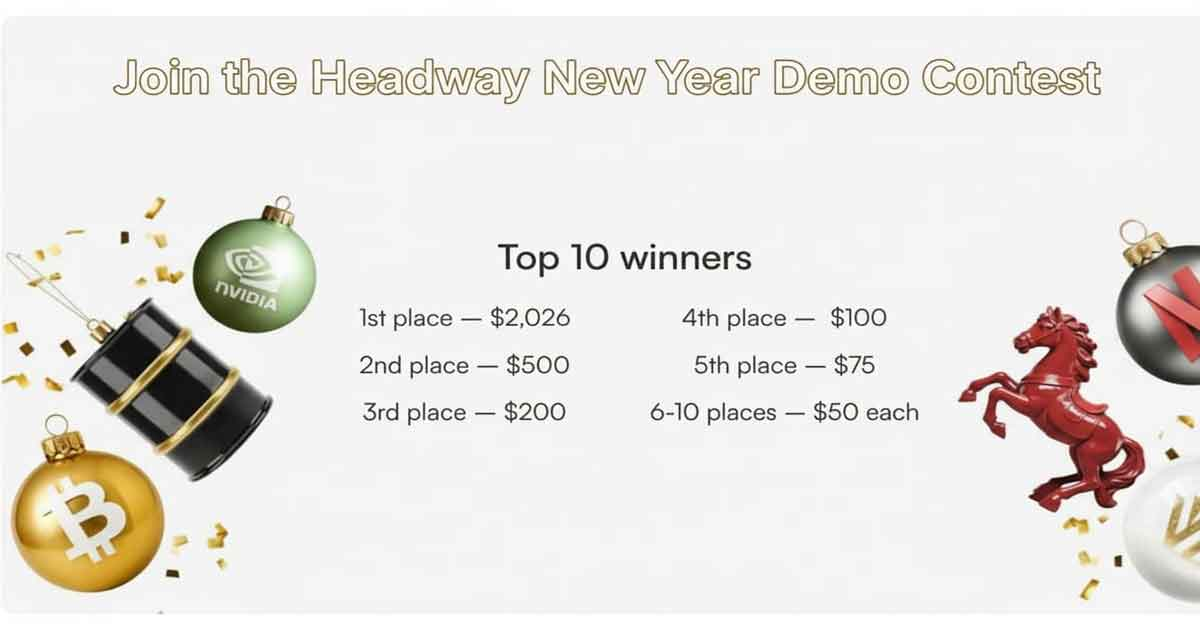 Take part in the Headway Forex New Year Demo Trading Contest