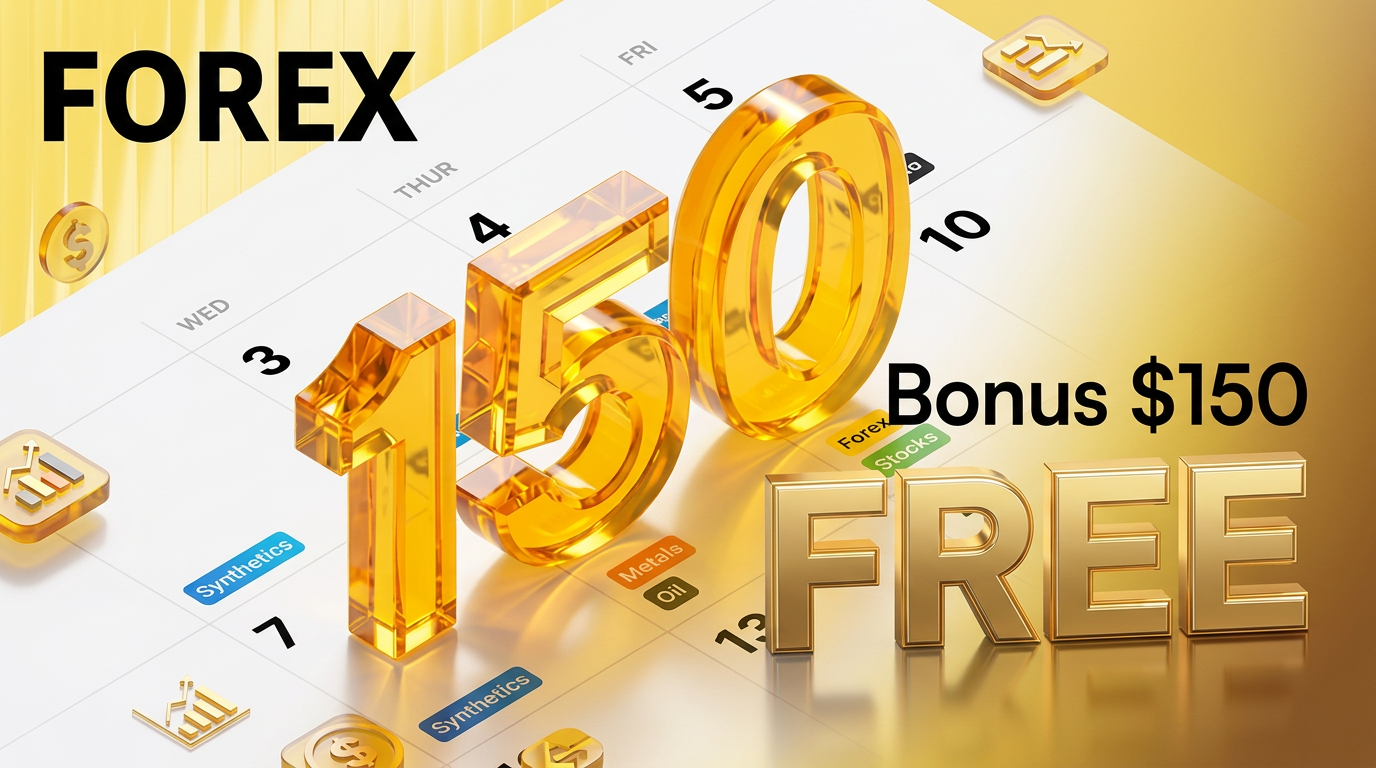 Unlock Your Forex Trading Potential with a $150 Free Bonus