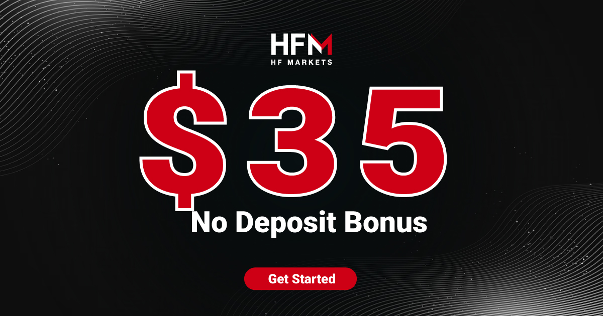 HF Markets offers a $35 no deposit bonus