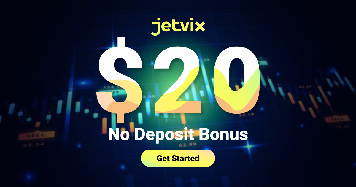 Get $20 Non-Deposit Forex Bonus from Jetvix