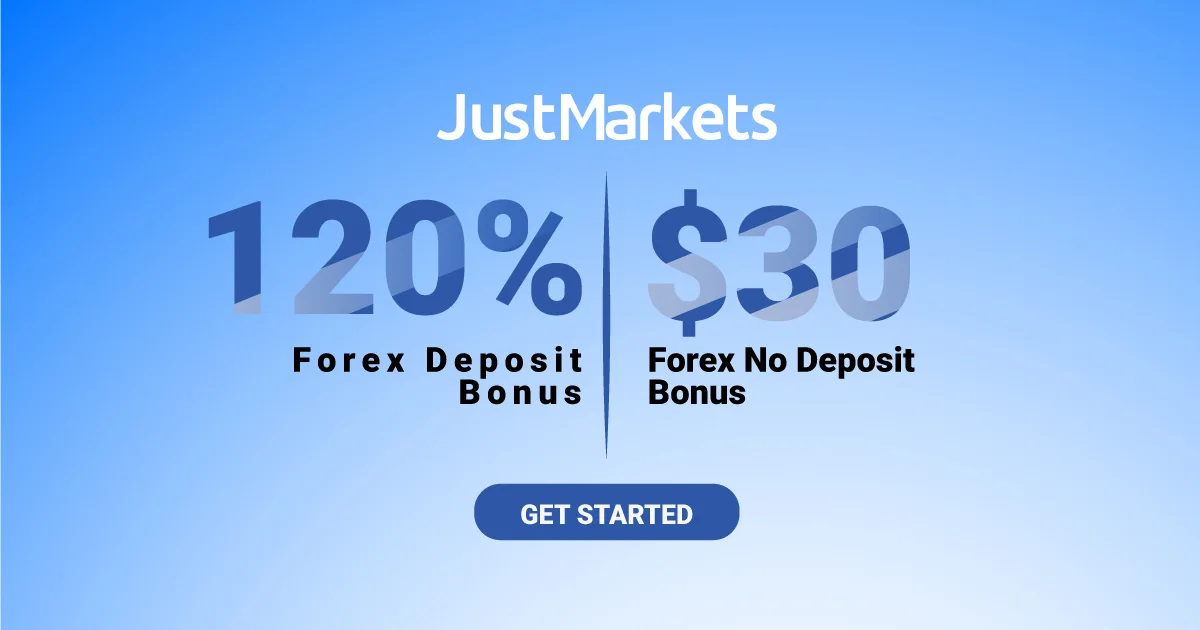 JustMarkets Offer a 120% Boost to Forex Deposit Amounts