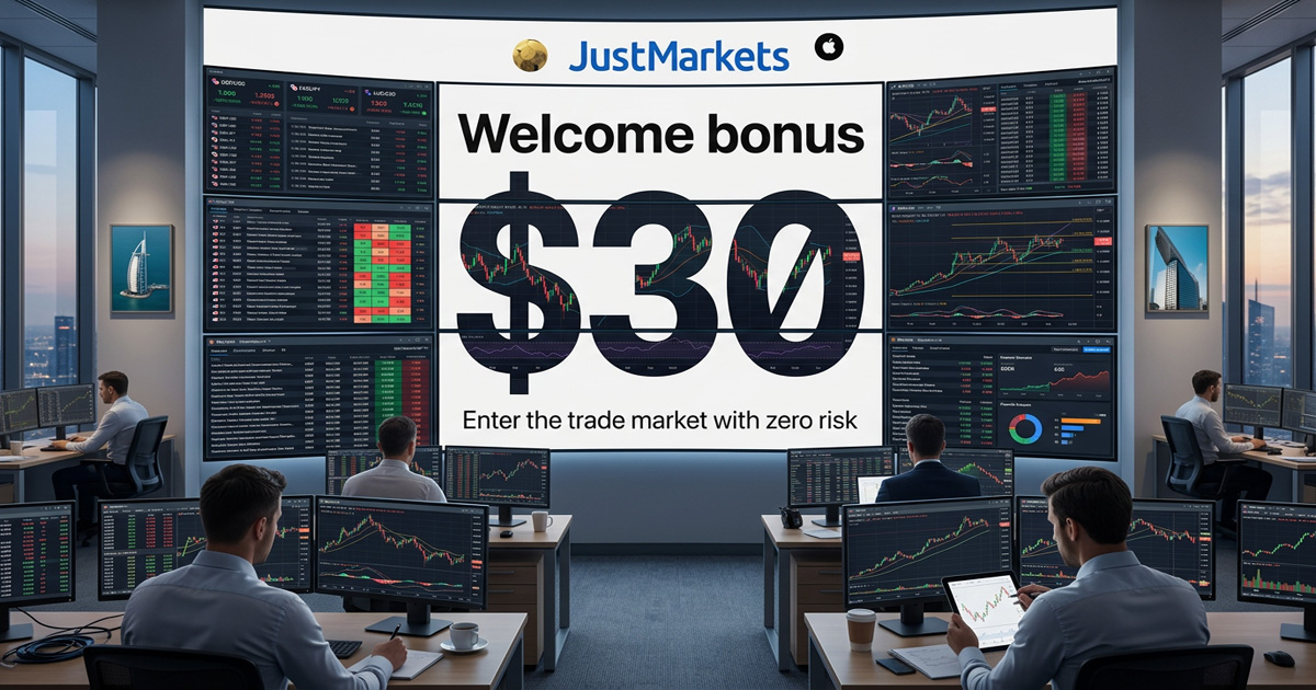 JustMarkets $30 Free Trading Credit How to Claim