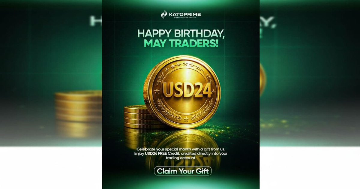 KatoPrime Birthday Gift Enjoy a $24 No Deposit Bonus