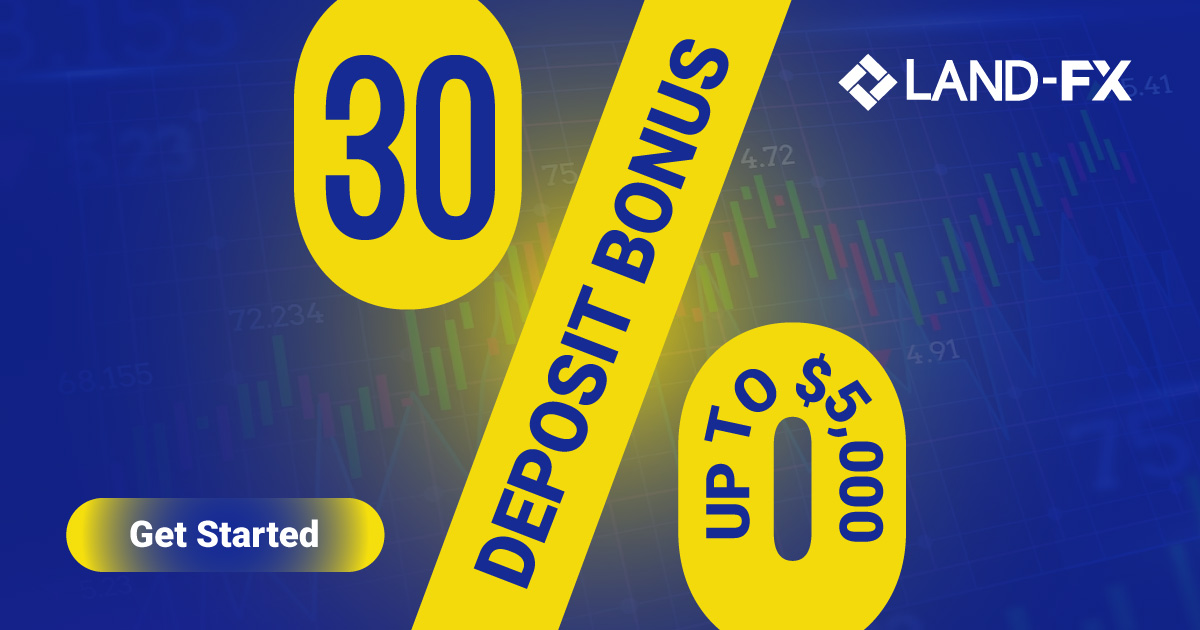 Up to 5000 USD 50% Forex Deposit Bonus from LAND-FX