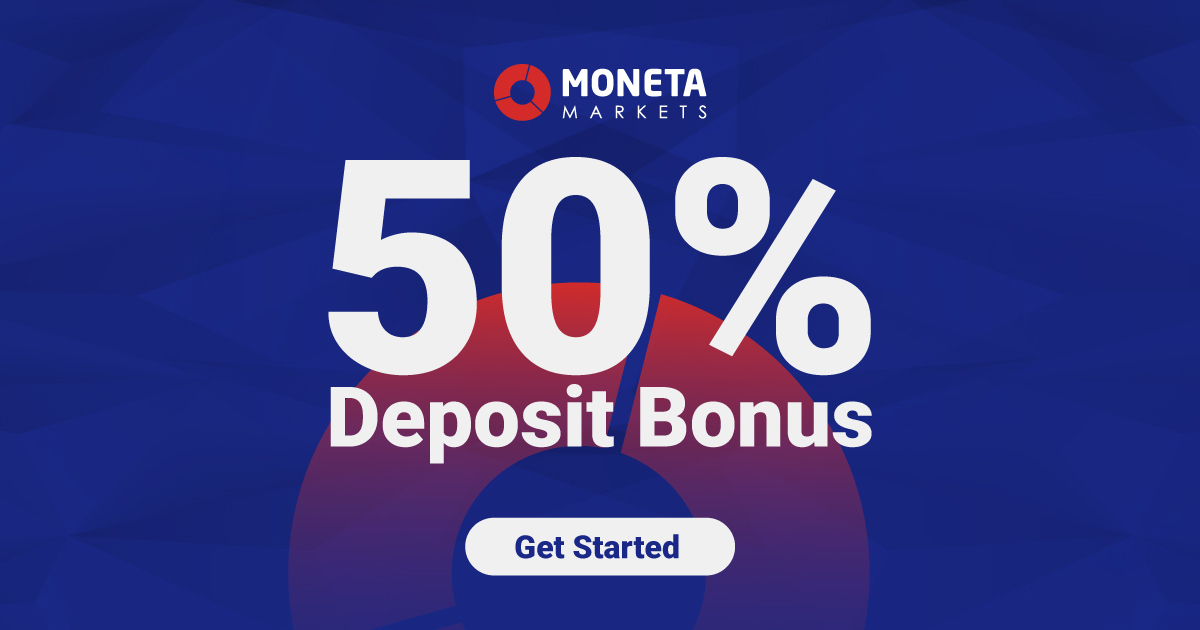 Get A 50% Trading Deposit Bonus from Moneta Markets
