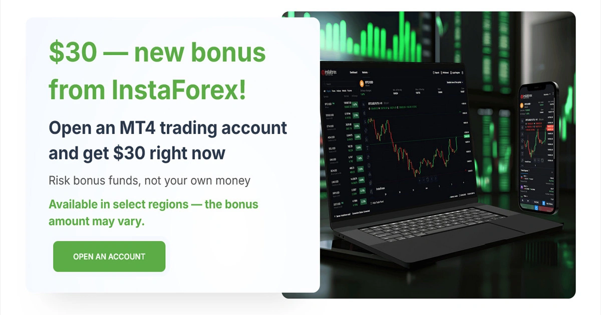Claim a $30 Forex No Deposit Bonus in Your Live Account