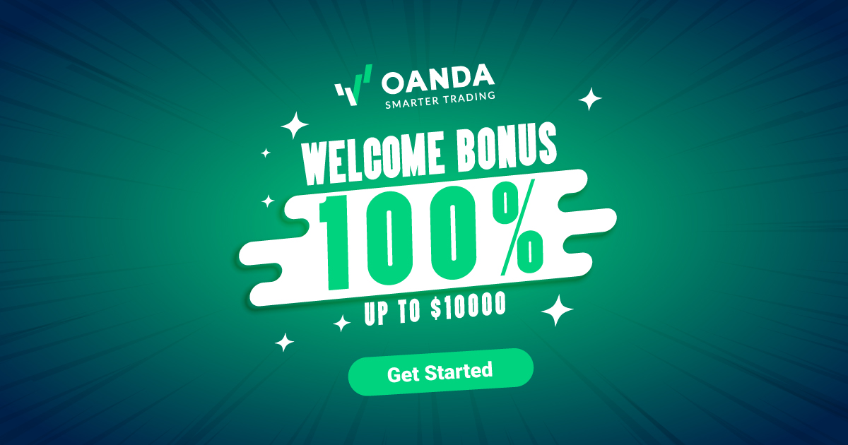 100% Welcome Bonus up to $10000 by OANDA