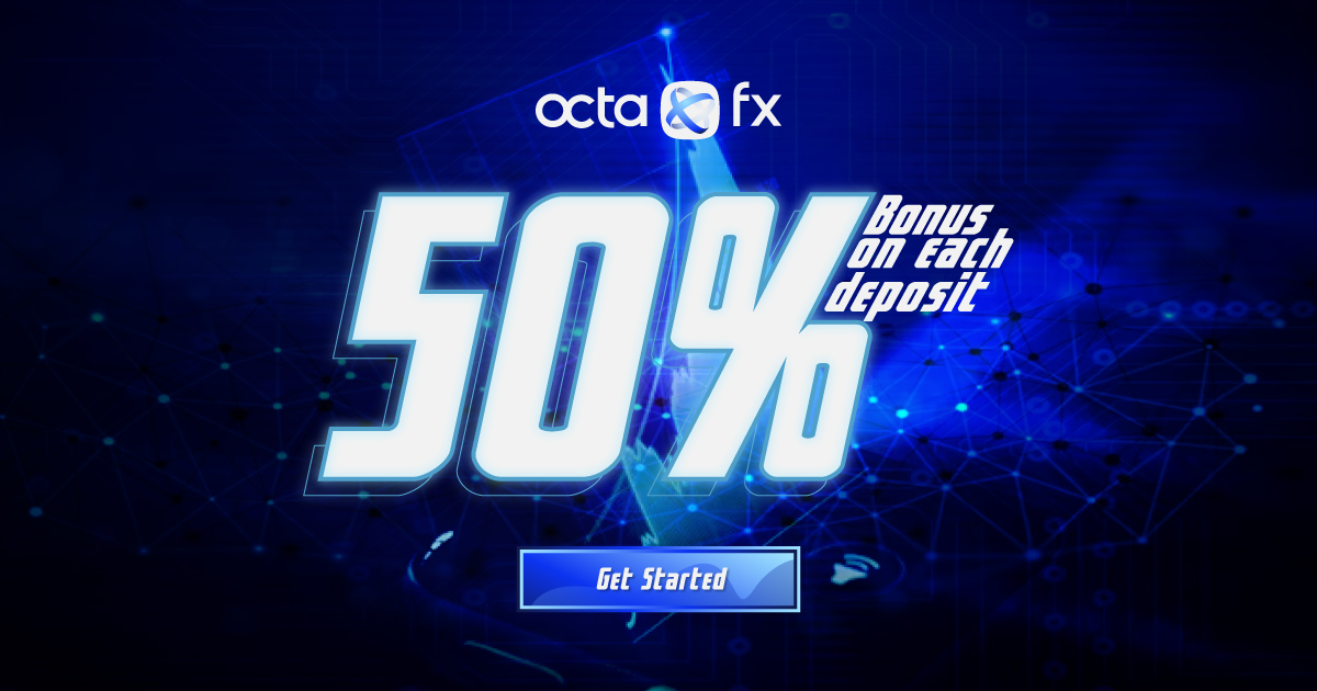 Get 50% Bonus On Each Deposit With OctaFX!