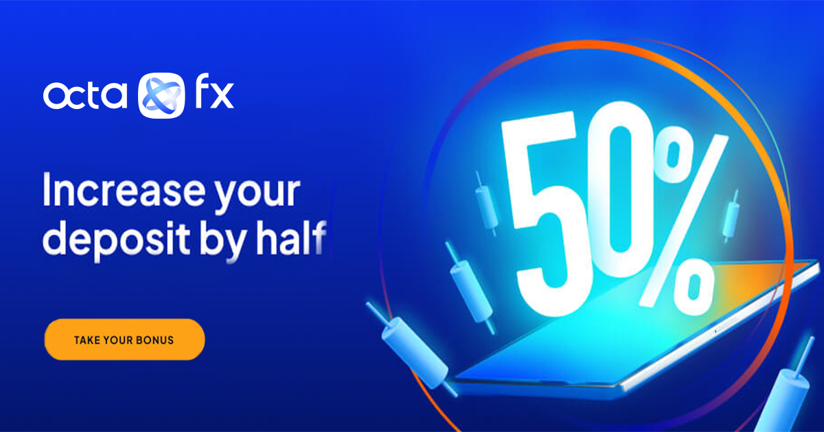 OctaFX 50% Forex Trading Bonus Offer