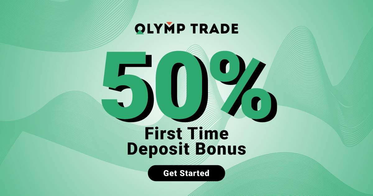 Olymp Trade 50% Welcome Deposit Bonus