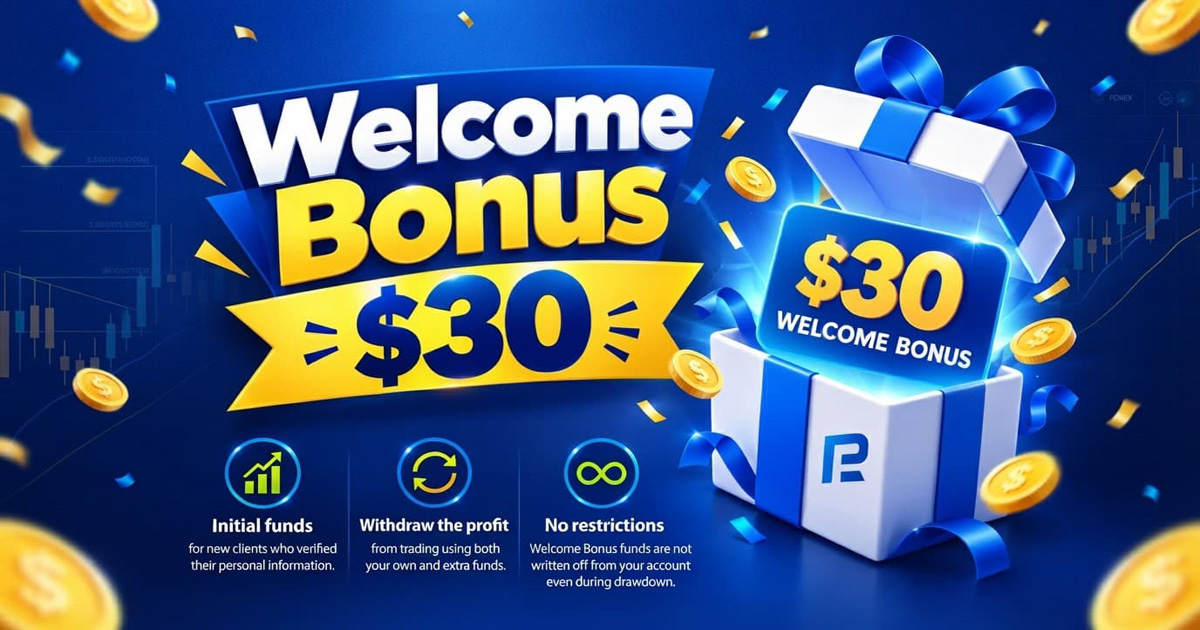 How to claim the RoboForex $30 Welcome Bonus