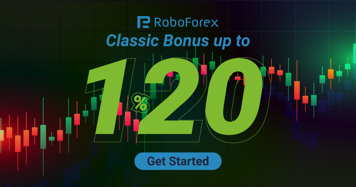 Receive Classic bonus up to 120% Roboforex