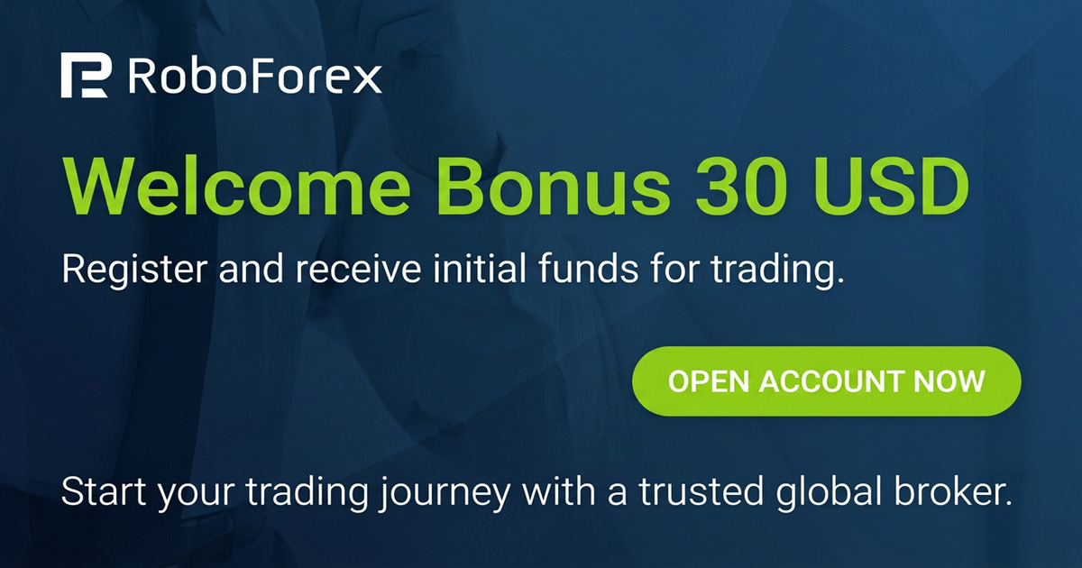 Claim the RoboForex $30 Free Trading Bonus