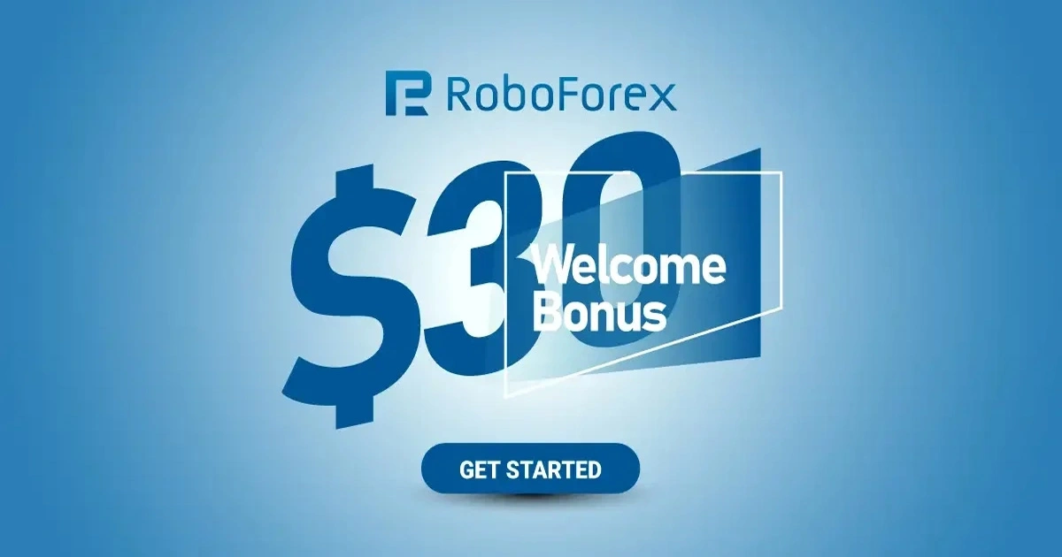 Get a $30 Welcome Bonus for New RoboForex Traders
