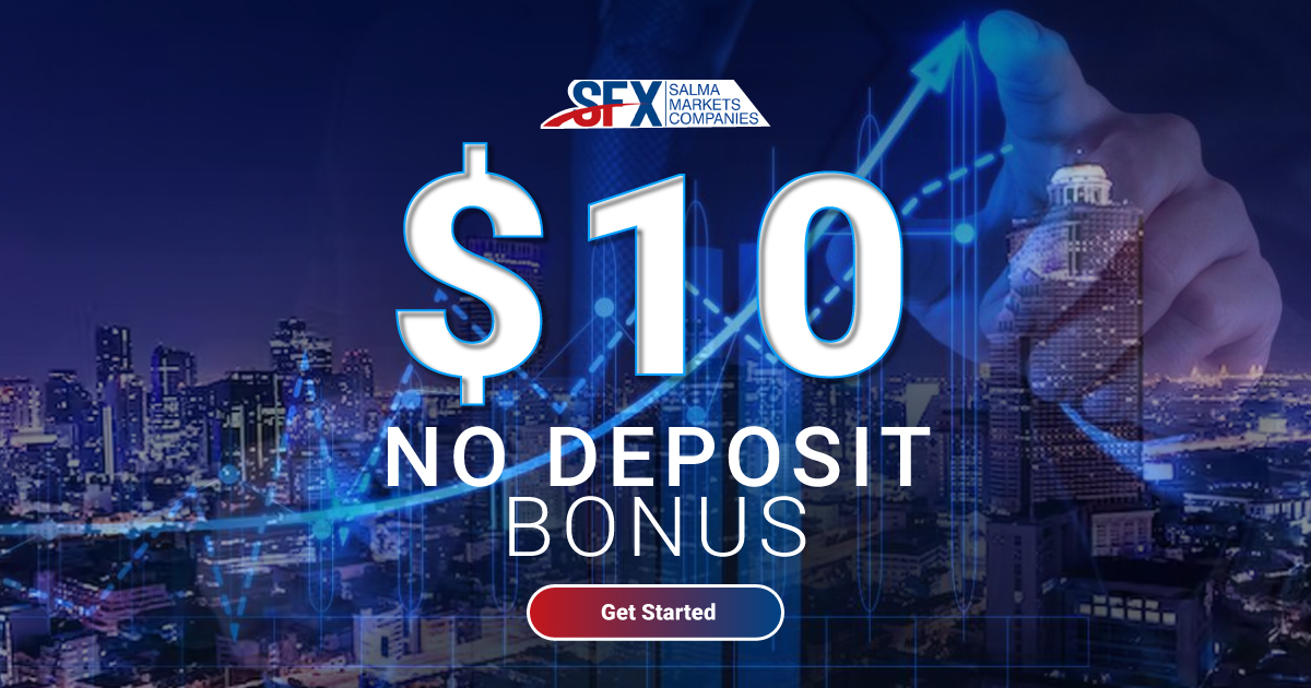 $10 Welcome No Deposit Bonus by Salma Markets