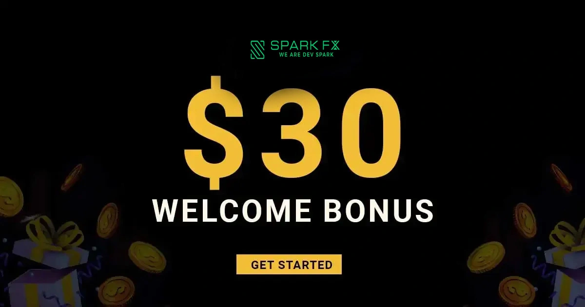 SparkFX $30 Forex Free Welcome Bonus for Beginners