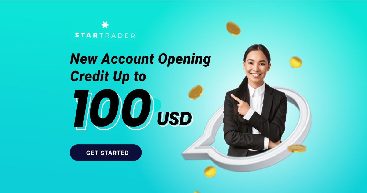 STARTRADER $100 Signing up No Deposit Bonus