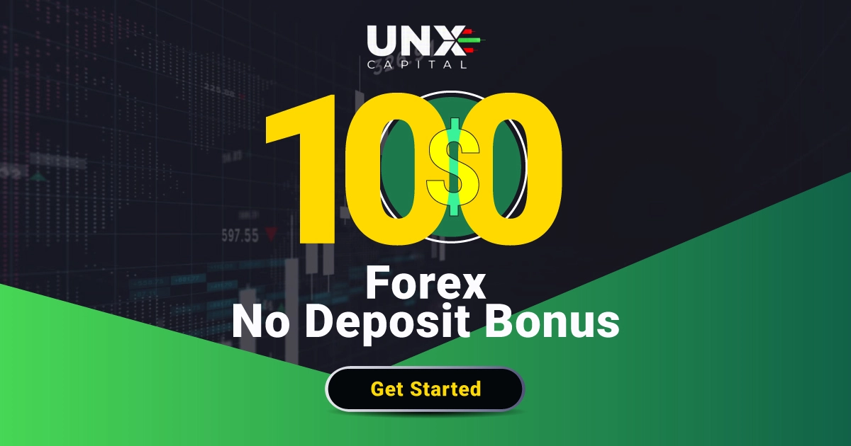 Welcome Bonus $100 Forex No Deposit Offer by UNXCapital