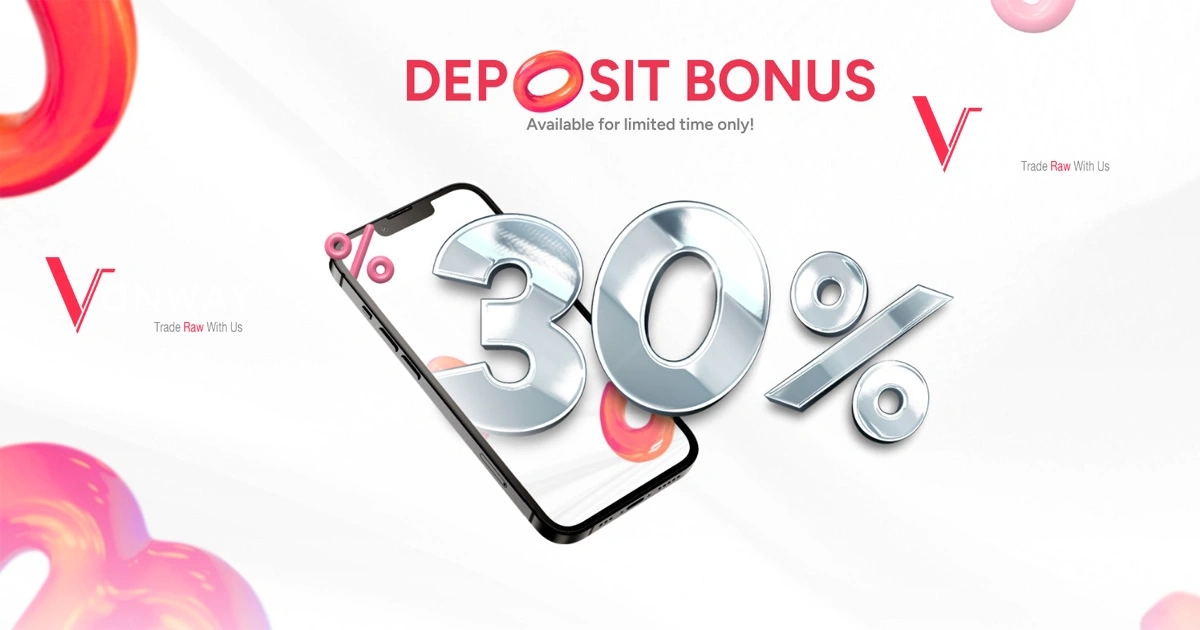 Limited Time Offer 30% Forex Deposit Bonus on Vonway